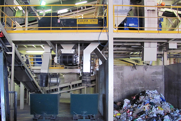 Linha de reciclagem de casco de vidro